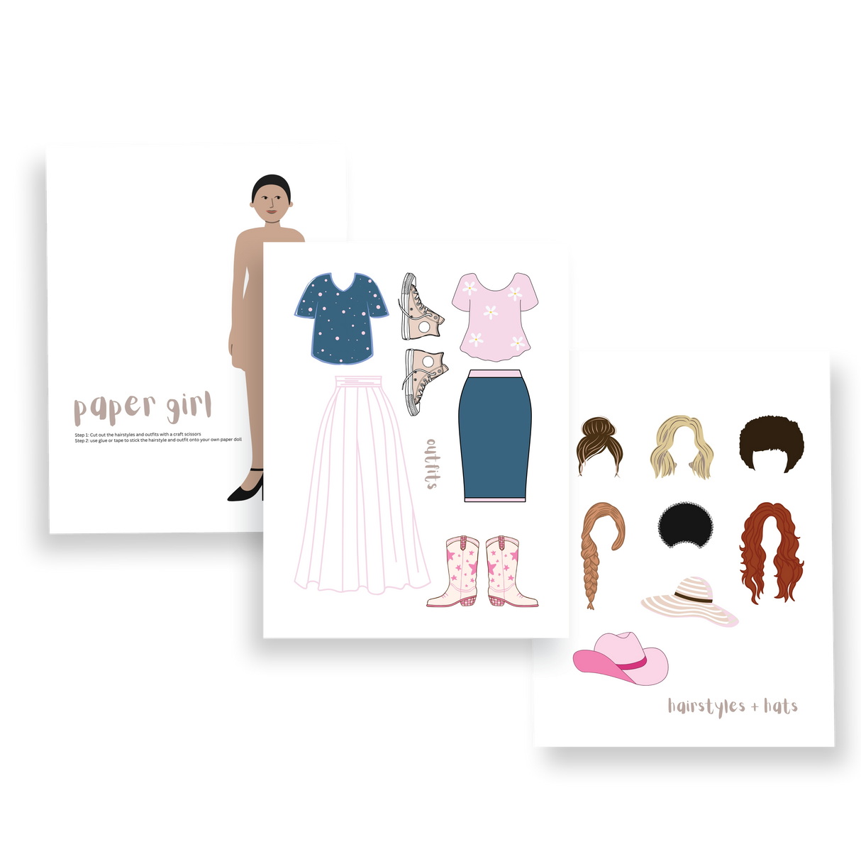 Paper Dolls | FREE Kid's Printable