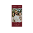 Red Christmas Blessings Card front