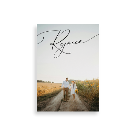 Rejoice Christmas Card front