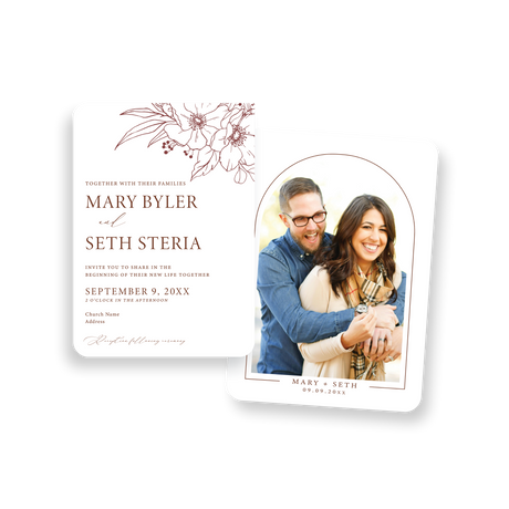 rust invitation rounded