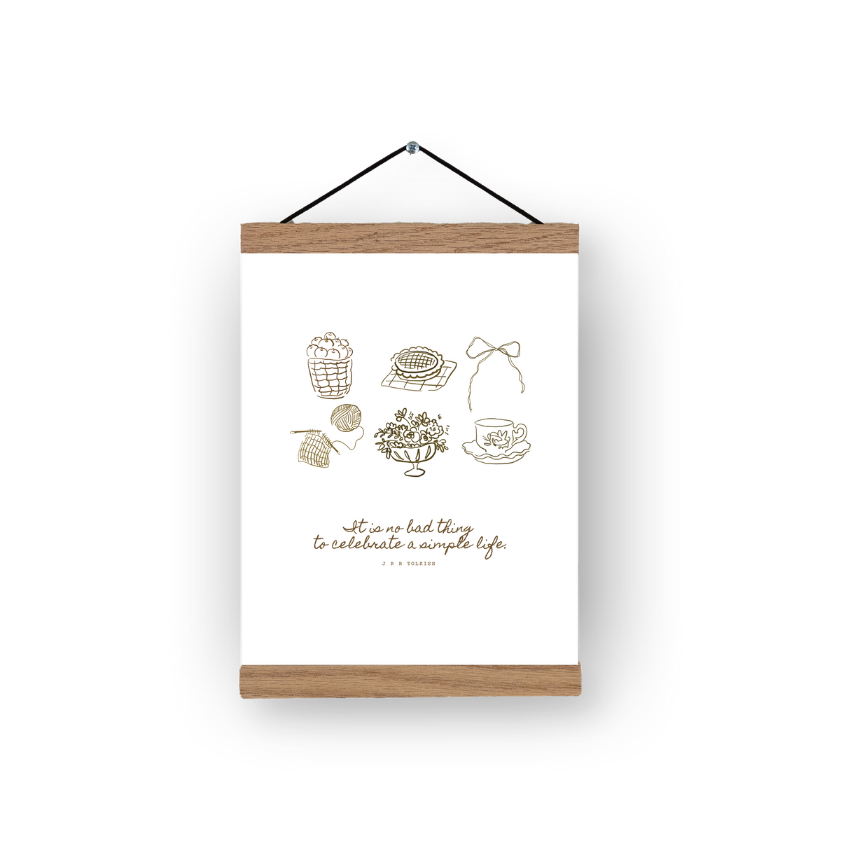 Celebrate the Simple | Print + Hanger