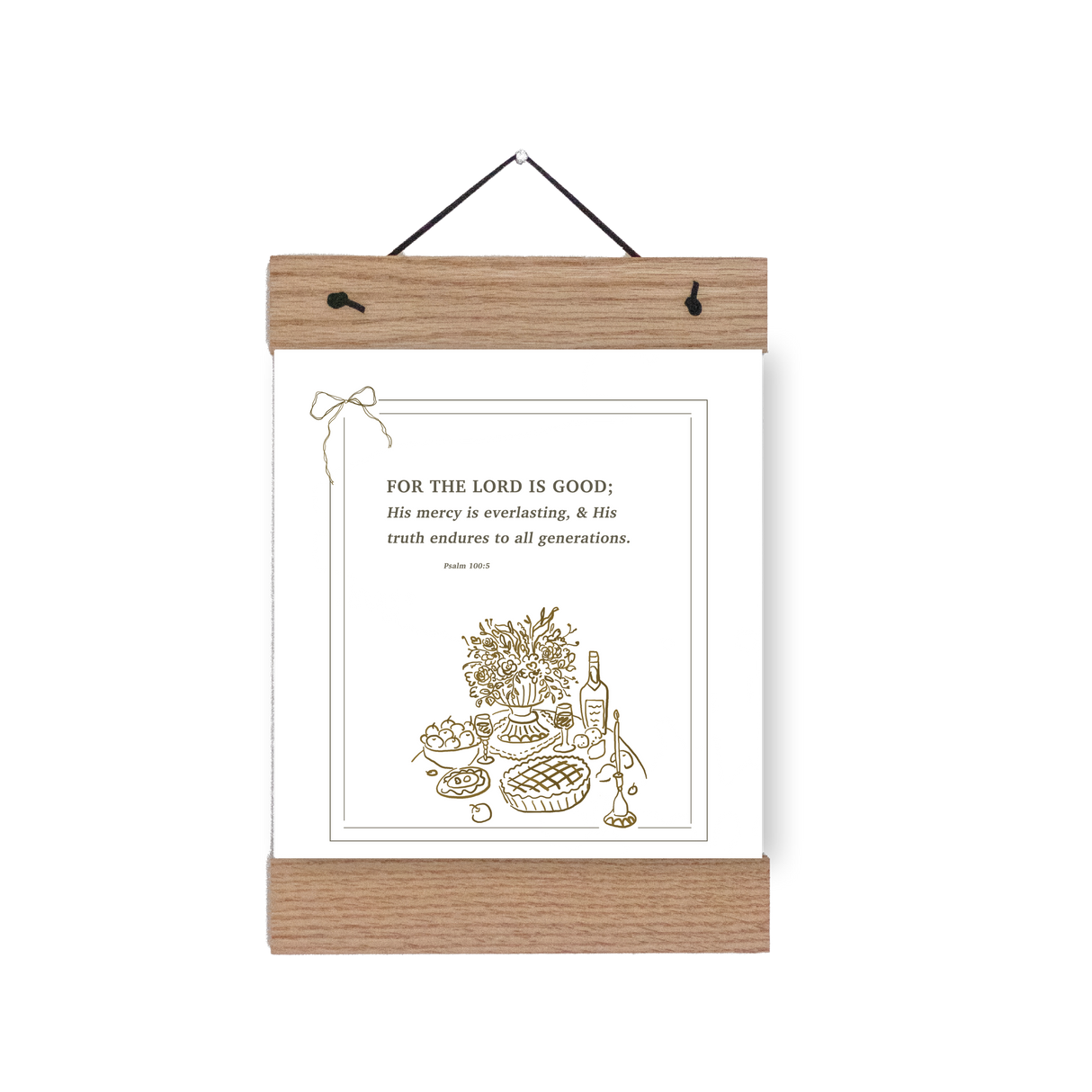 For the Lord is Good | Print + Hanger