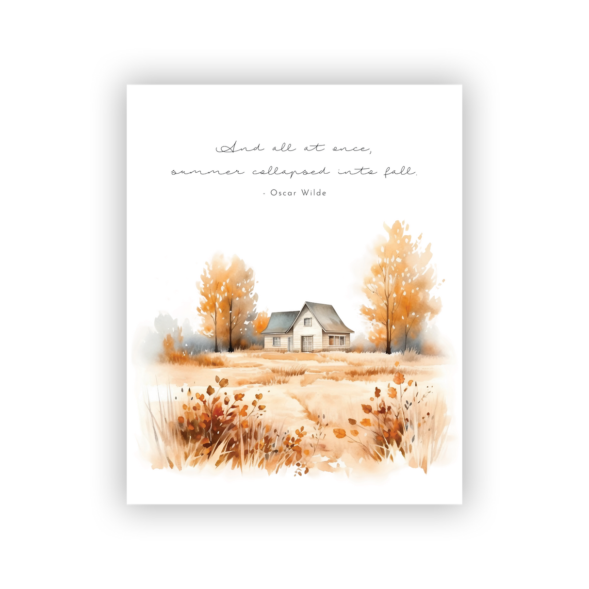 Summer Into Fall | Printable