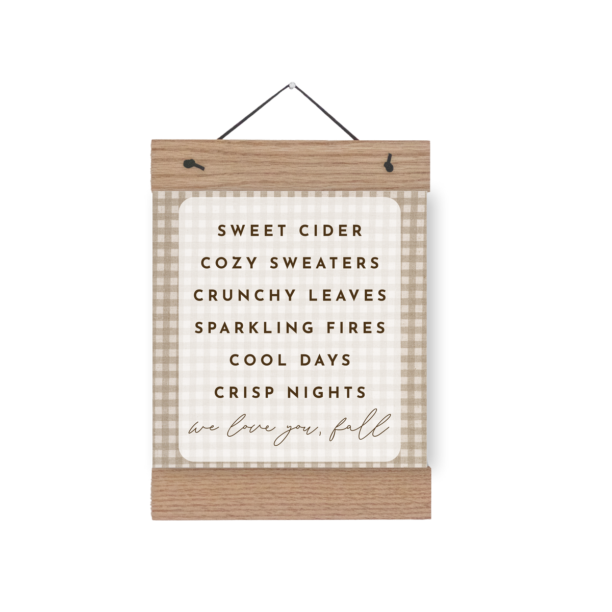 Love Fall | Print + Hanger