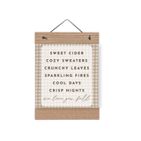 Love Fall | Print + Hanger