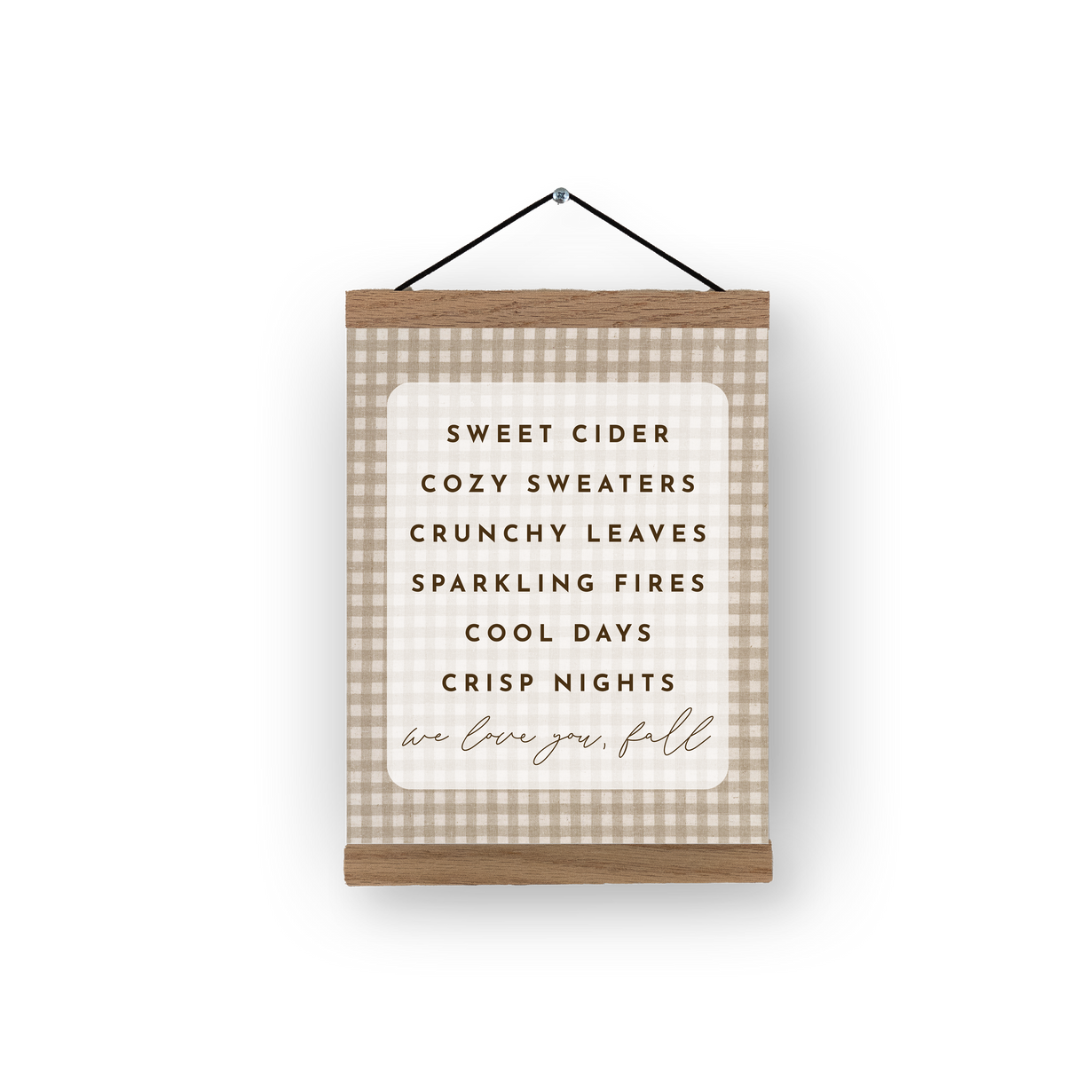 Love Fall | Print + Hanger