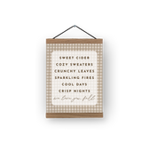 Love Fall | Print + Hanger