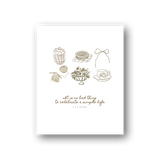 Celebrate the Simple | Print + Hanger