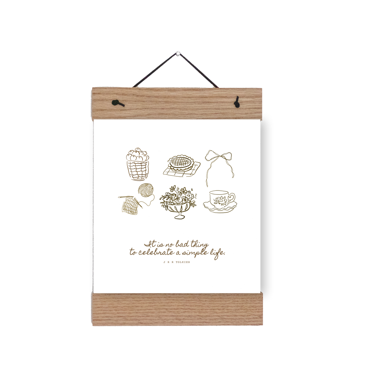 Celebrate the Simple | Print + Hanger