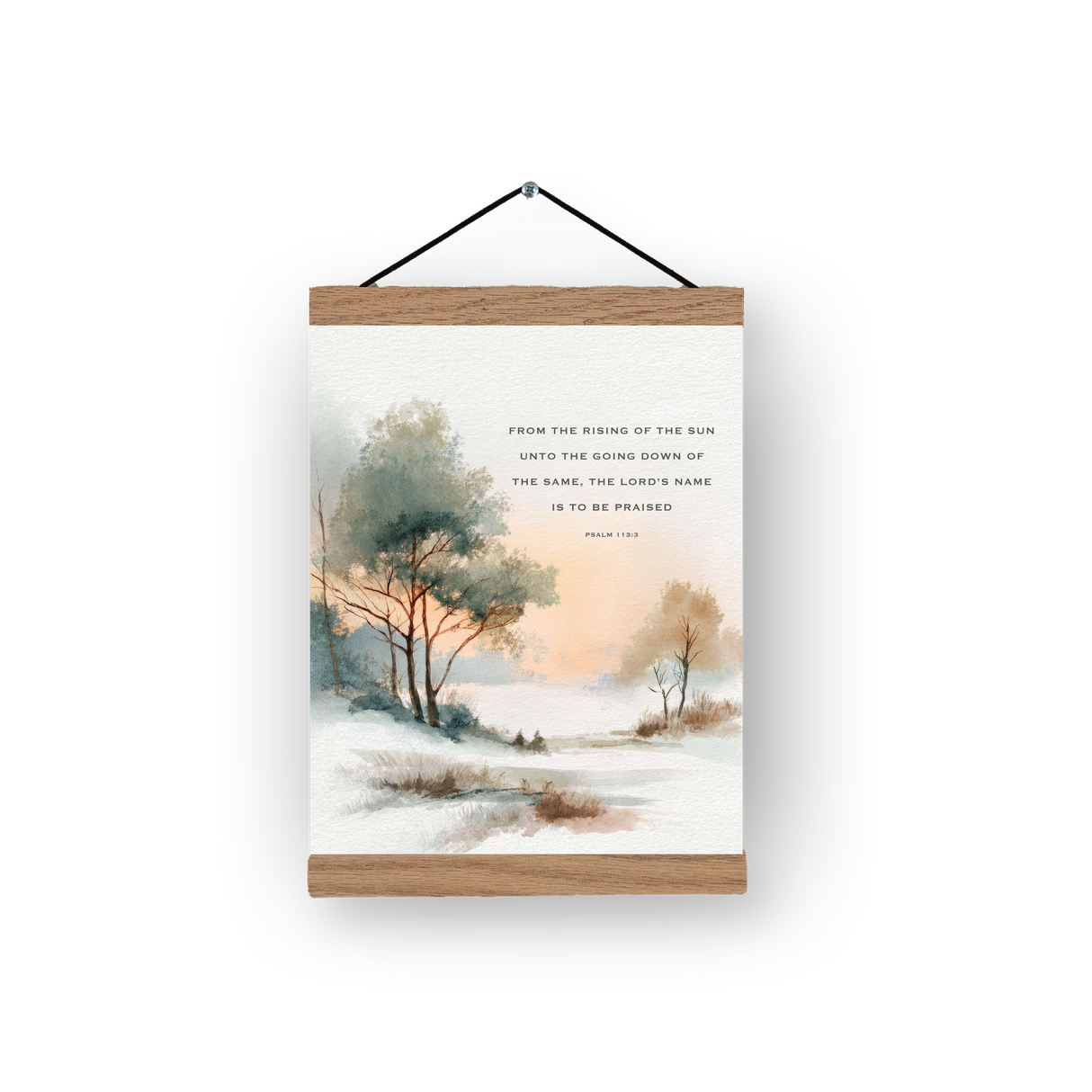From the Rising of the Sun | Print + Hanger