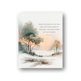 From the Rising of the Sun | Print + Hanger