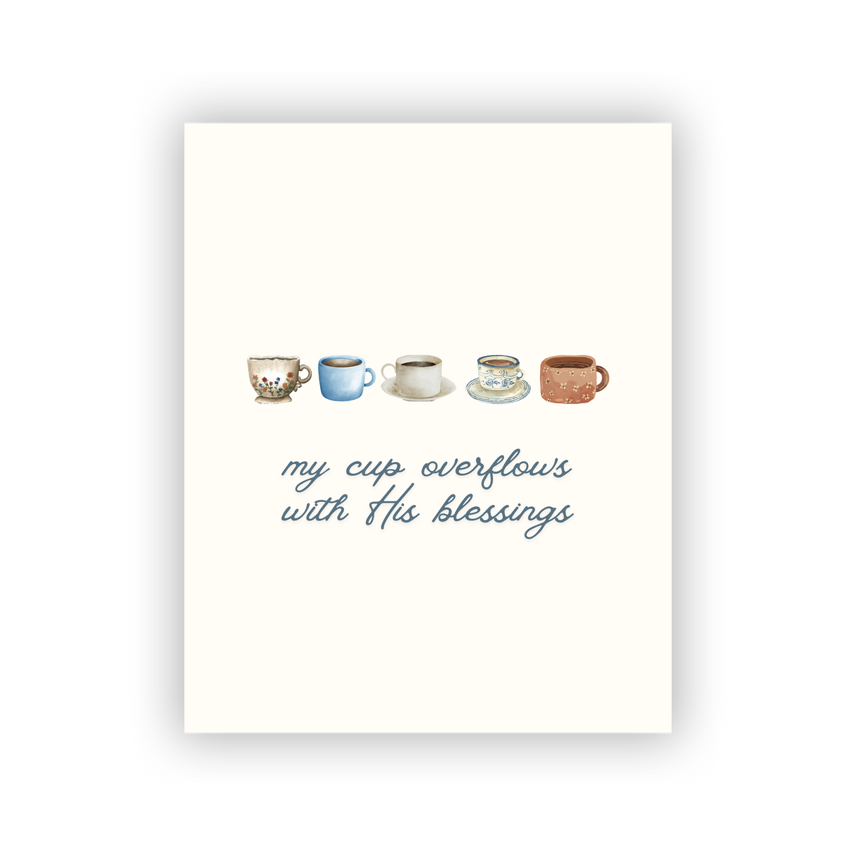 Overflowing printable scripture art