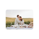 Simple Horizontal Holiday Card - rounded corners