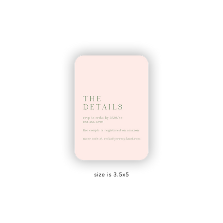 Spring Pink RSVP rounded