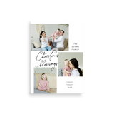 three photo collage christmas