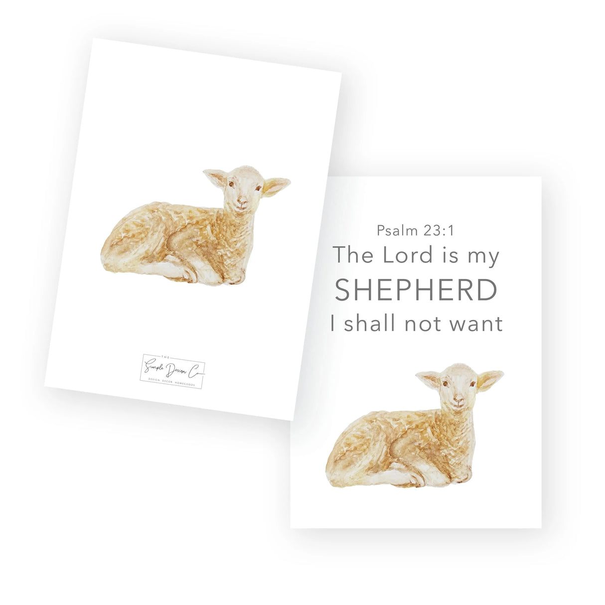 Psalm 23 Entire Chapter Memorization Cards