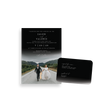 timeless black invitation