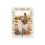 Vertical Whimsy Holiday Card - rounded corners