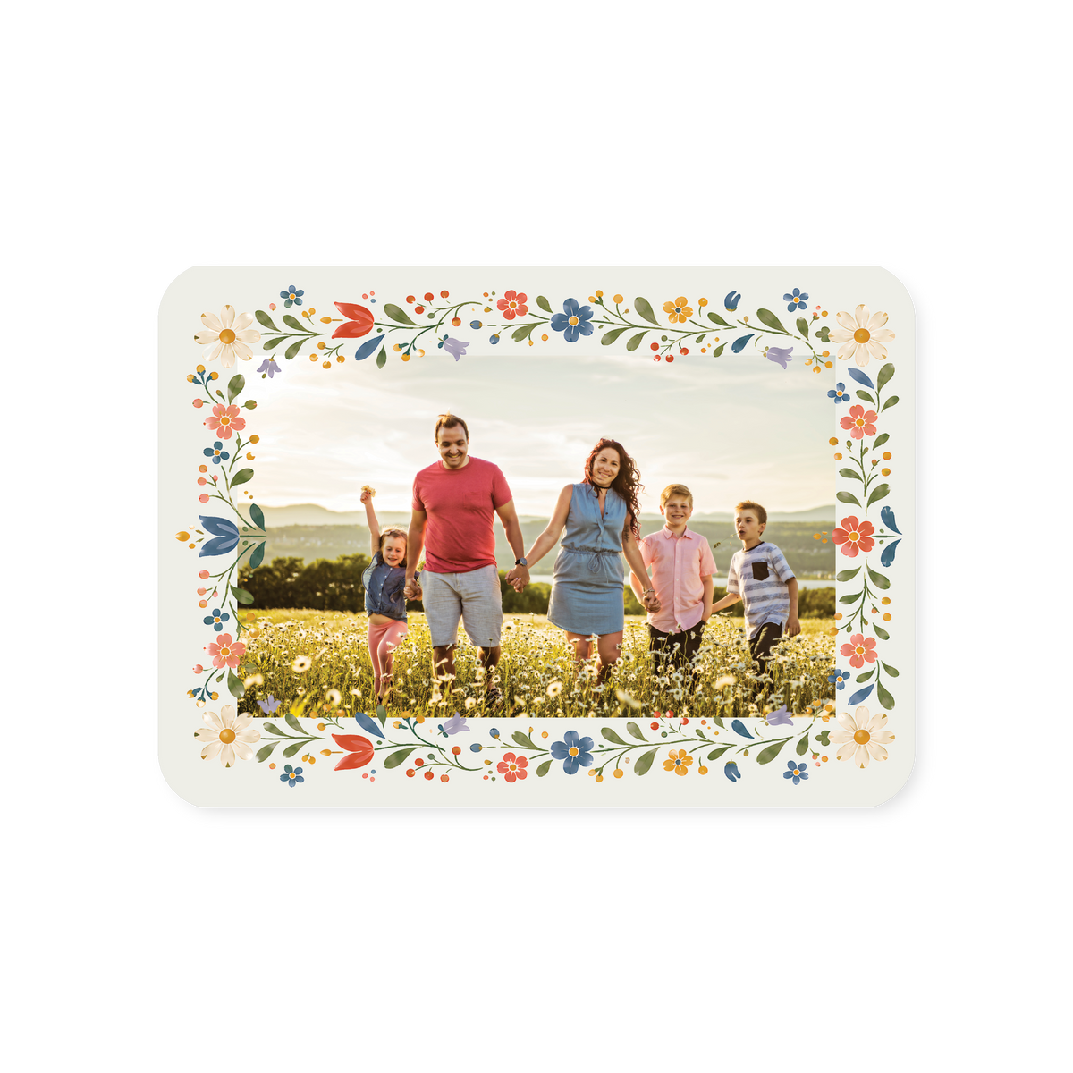 Whimsy Holiday Card - rounded corners